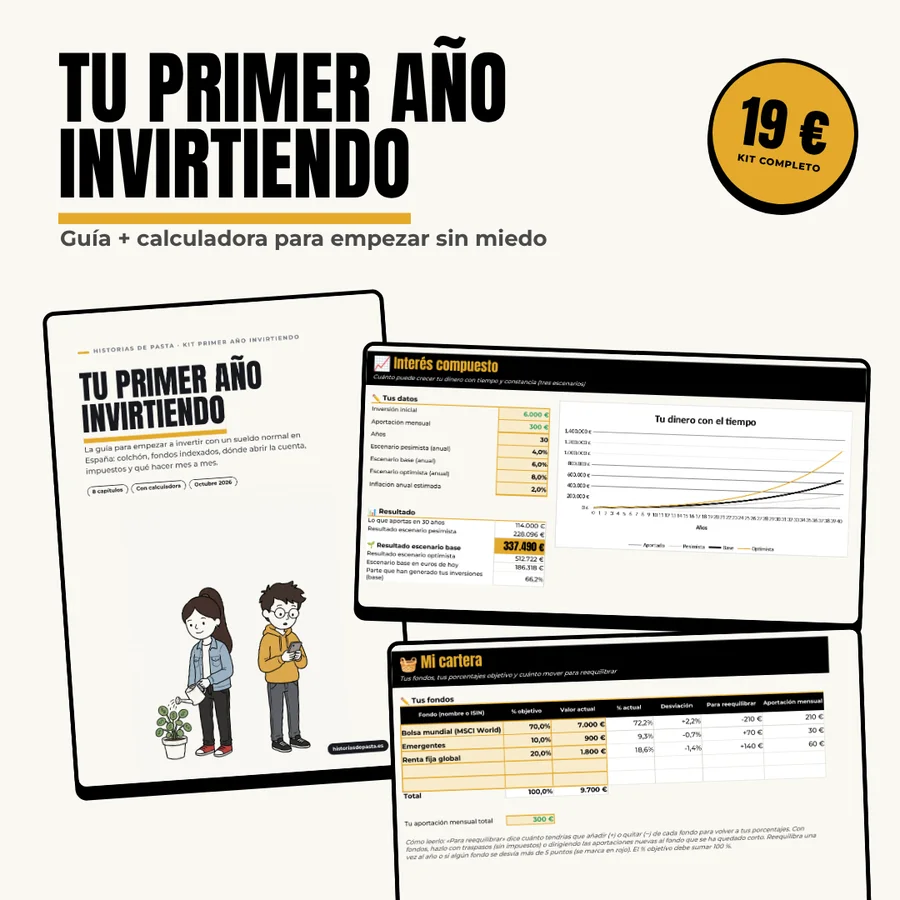 Guía y calculadora de Tu primer año invirtiendo